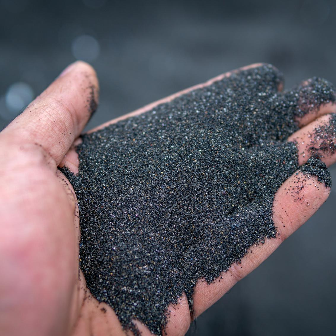  mài và đánh bóng màu nâu corundum 60mesh cấp công nghiệp